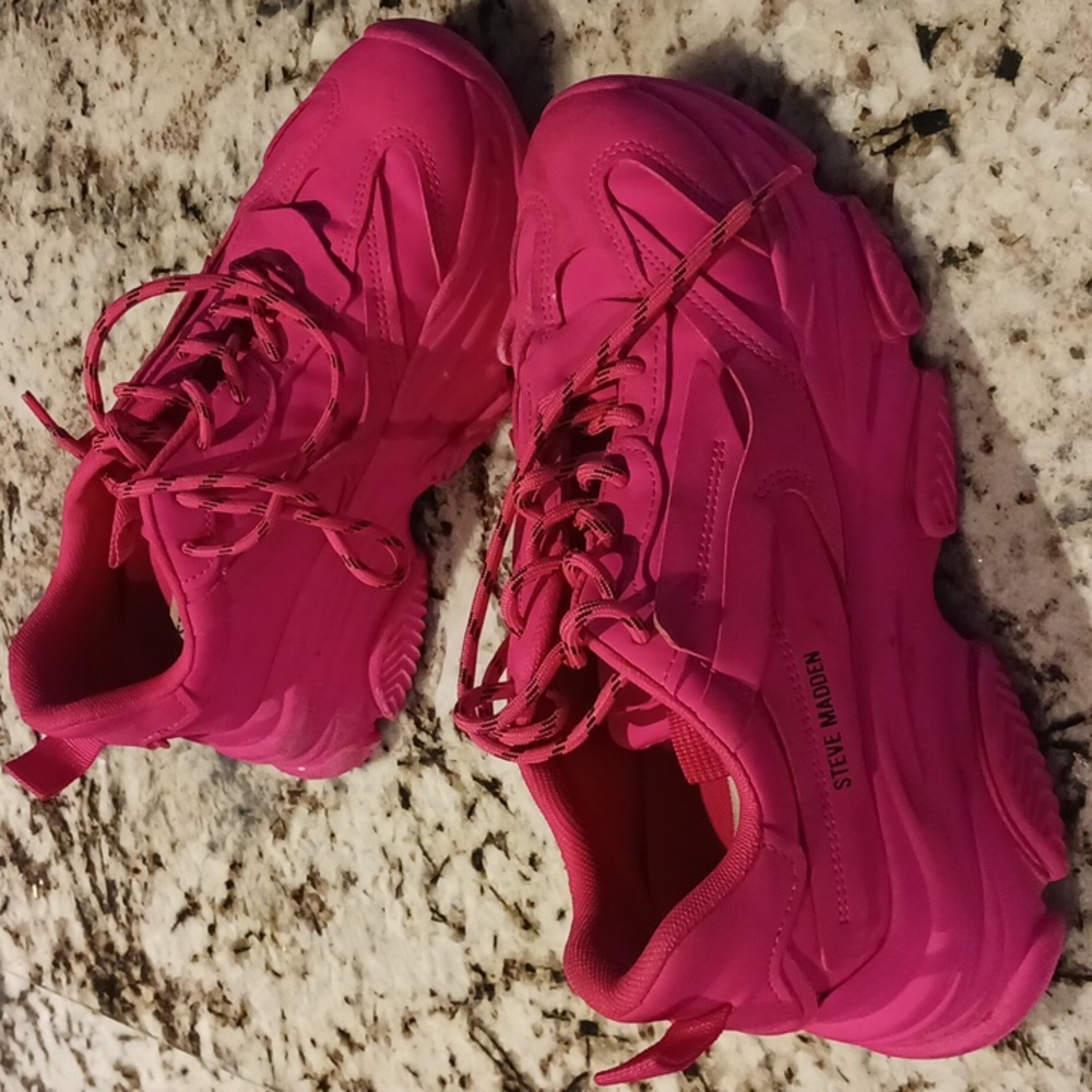 Pink shoes